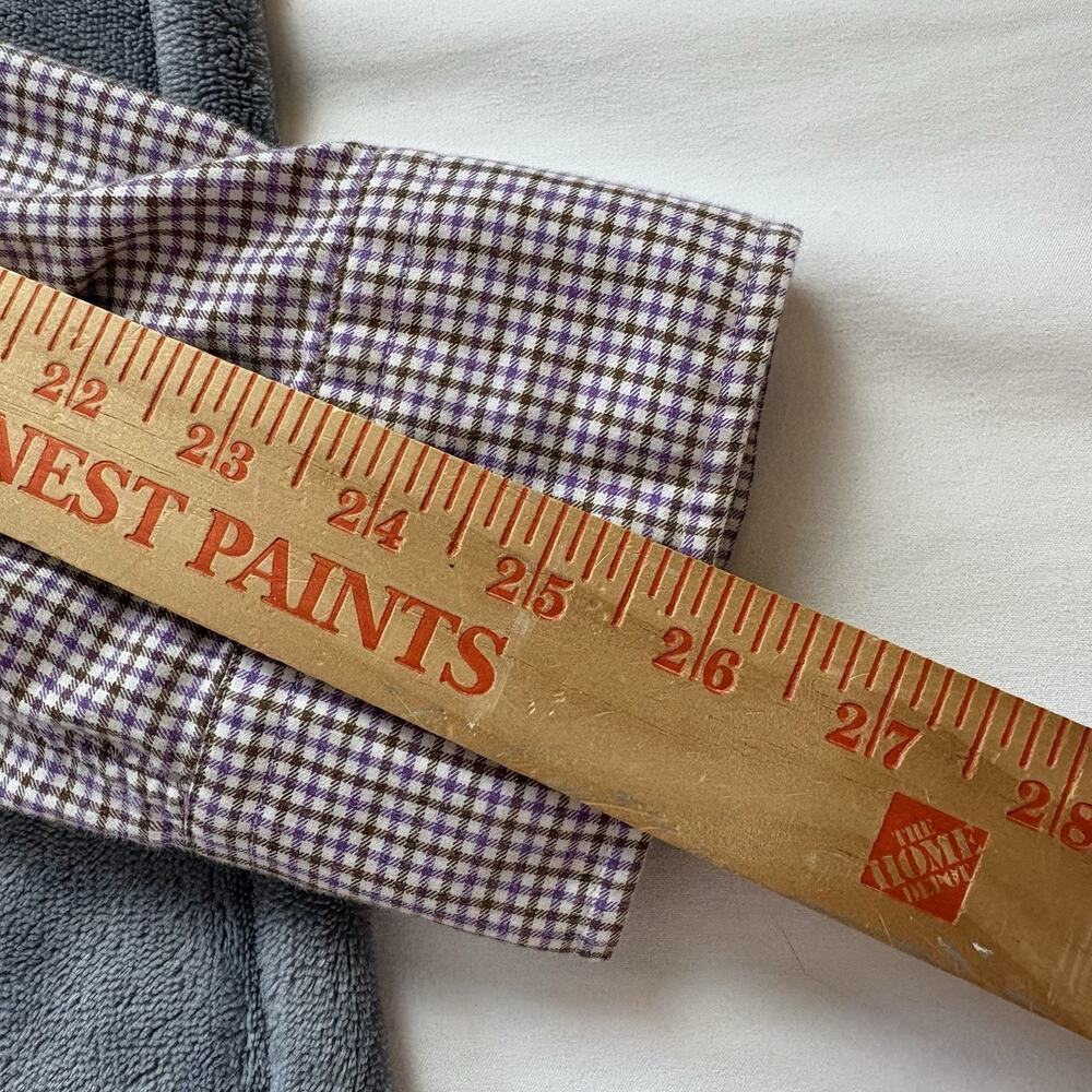 Polo Ralph Lauren Purple Brown White Plaid Button Down Flannel Shirt Men's XXL - Picture 13 of 13